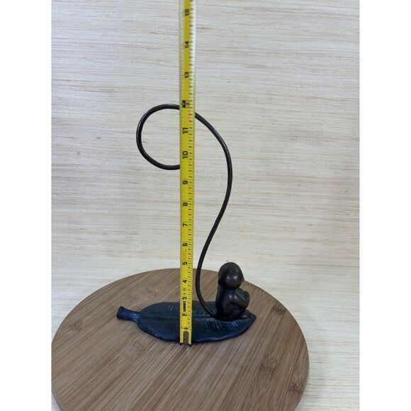 VTG Monkey Leaf Cast Iron Banana Hanger 12" - Picture 5 of 5
